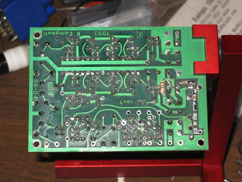 KK7B T2 phasing SSB transmitter, bottom side