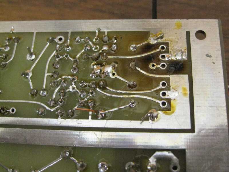 Oops... A scorched R2 PCB